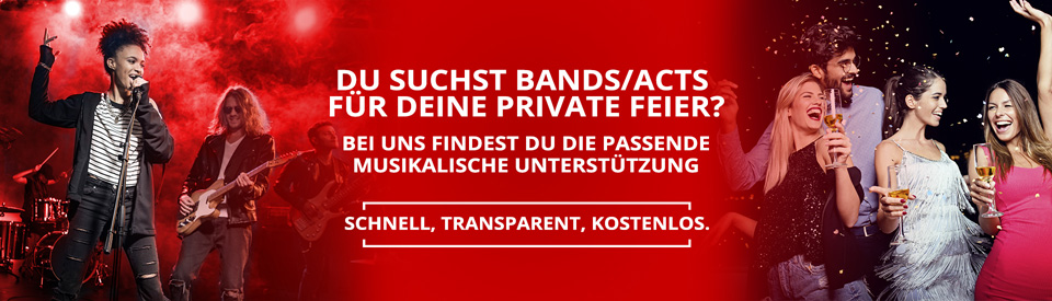 Finde die ideale Band für deine private Veranstaltung